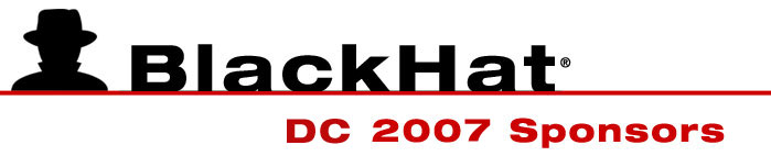 Black Hat Federal 2006 Sponsors